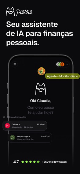 Pierre: Controle de gastos IA — captura